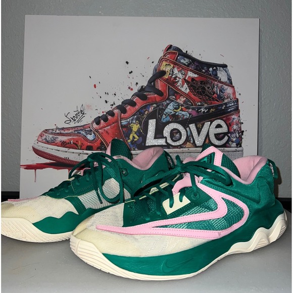 Nike Other - Nike Giannis Immortality 3 Mens 10 Green Pink Good Basketball Shoes DZ7533-300
